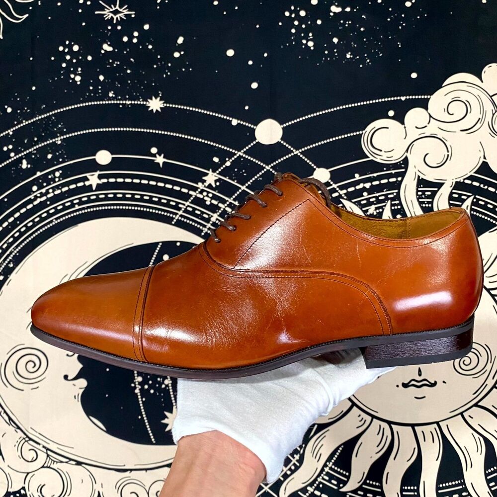 Florsheim 12528-221 Men's 12 Brown Leather Derby Dress Shoes Formal Business - Picture 6 of 7